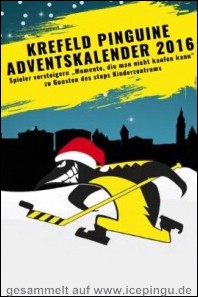 Ganz neu in dieser Saison: Der Pinguine-Adventskalender. Spieler versteigern zu Gunsten des stups Kinderzentrums Momente, die man nicht kaufen kann.