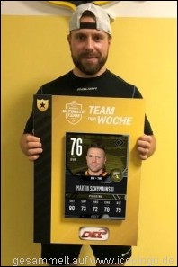 Martins Schymainksi im EA Sports Hockey Ultimate Team - Team der Woche.