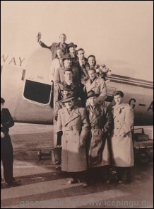 Mit dem Flugzeg von Düsseldorf nach Berlin.