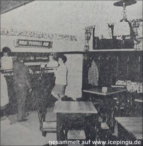 Die gemütliche Ecke, das renovierte Tivoli-Stübchen.  
