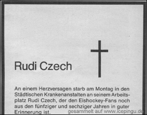 Rudi Czech vertarb plötzlich an Herzversagen. Für seine Kinder wurde ein Benefizspiel mit den Oldtimern der 60er Jahre organisiert. In alter Tradition spielte der KEV gegen die Preussen. Die Mannschaft spendete ebenfalls.