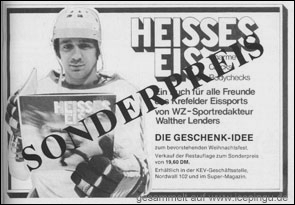 Sonderbuch zum Sonderpreis. "Heisses Eis".