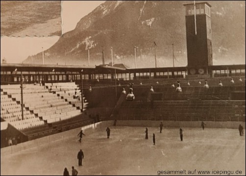Das Olympiastadion in Garmisch Partenkirchen.