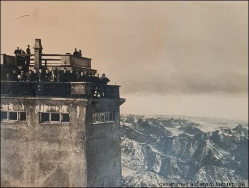 Auf der Zugspitze.