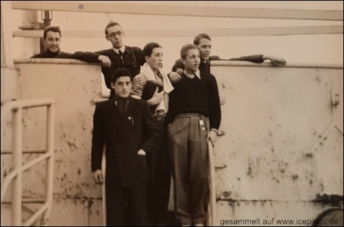 1949 Unterkunft auf dem Hotelschiff "Daressalam"