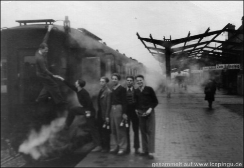 1949 Zwischenstation in Osnabrück.