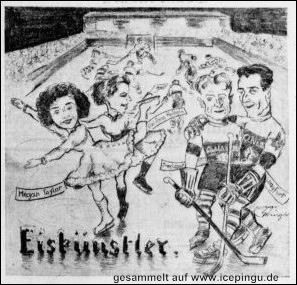 Karikatur "Niederrheinische Volkszeitung" vom 19.11.1936.