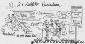 Karikaturen "Niederrheinische Volkszeitung" vom 30.09.1938.