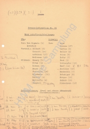 Presseunterlagen