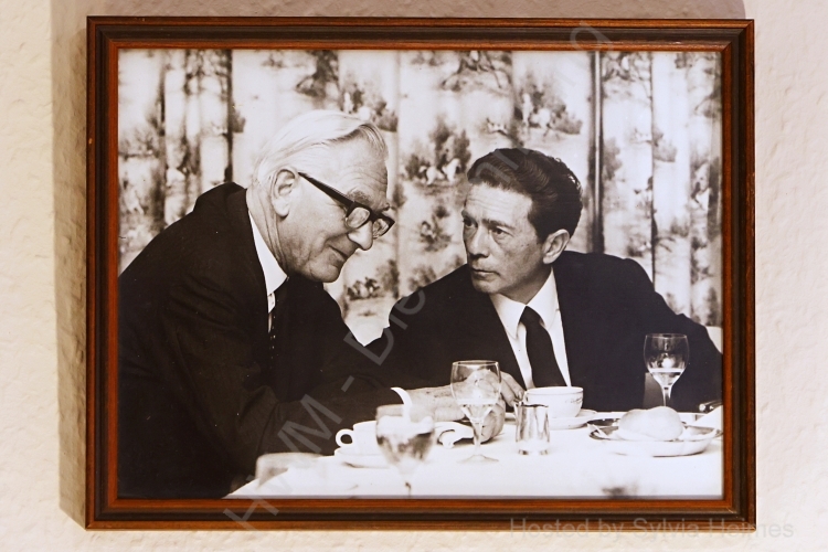 Willi Münstermann und unbekannt Foto im Rahmen
