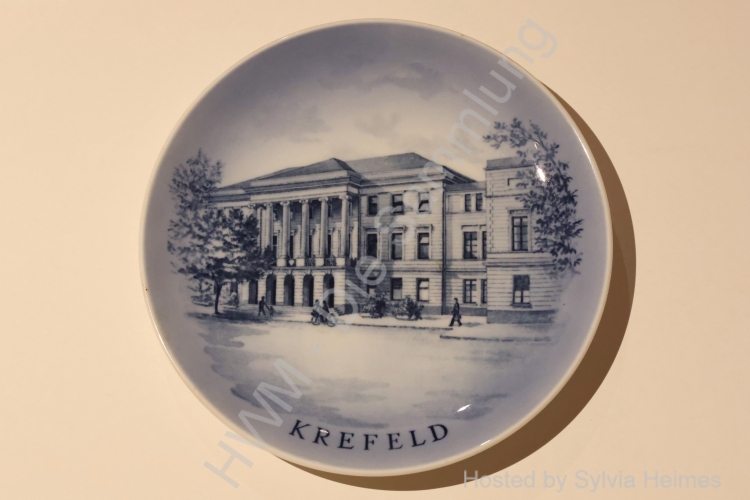 Krefeld Rathaus 1978/2 Schmuckteller