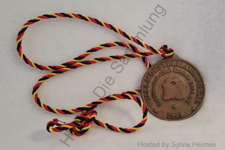 Willi-Münstermann-Pokal 1993 Medaille