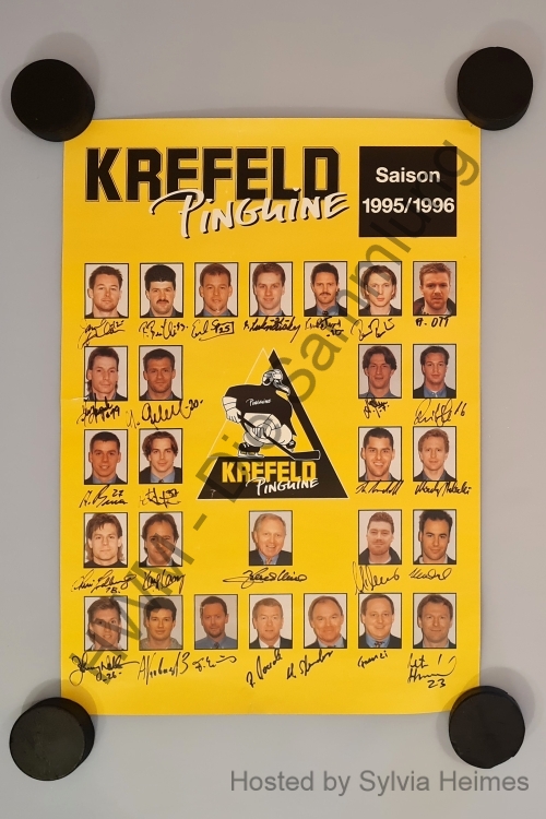 Mannschaftsposter Saison 1995/96