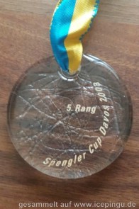Medaille für den fünften Platz.