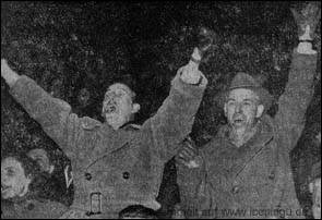 Begeisterte Fans.