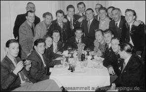 Gruppenfoto mit Schlachtenbummlern.
