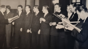 Meisterschaftsfeier am Samstag, den 05.04.1952 ebenfalls im Krefelder Hof.