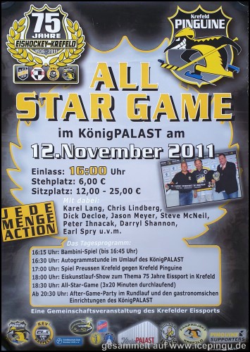 75 Jahre Eissport in Krefeld Poster 