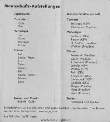 Heft / Programm Saison 66/67