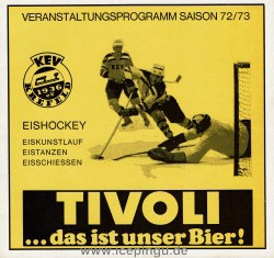 Heft / Programm Saison 72/73