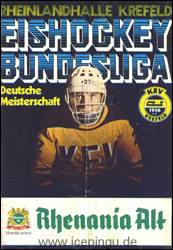 Heft / Programm Saison 75/76