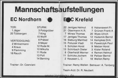 Heft / Programm Saison 78/79