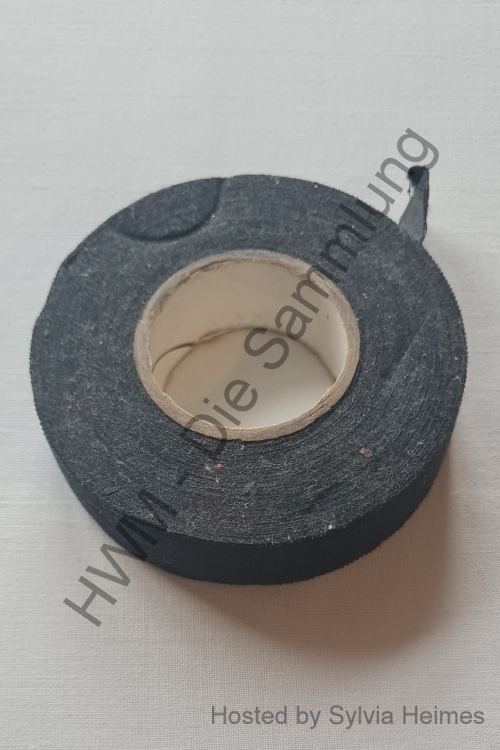 Rolle schwarzes Gewebeband