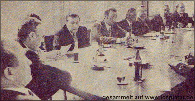 Der KEV mit den Preussen und der Stadt an einem Tisch.